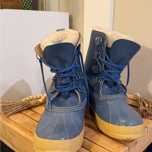 Sorel “Manitou” Blue Winter Duck Boots